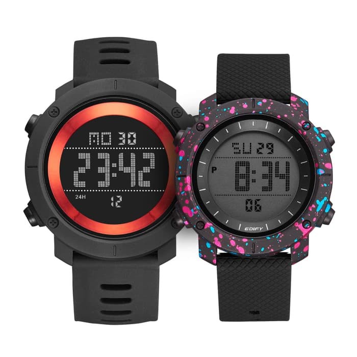 Jam Tangan Couple Pria & Wanita EDIFY 1036 Anti Air 30 M ORIGINAL