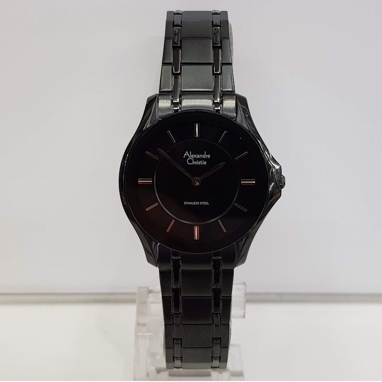 Jam Tangan Wanita Alexandre Christie AC8605 Classic  Stainless Steel