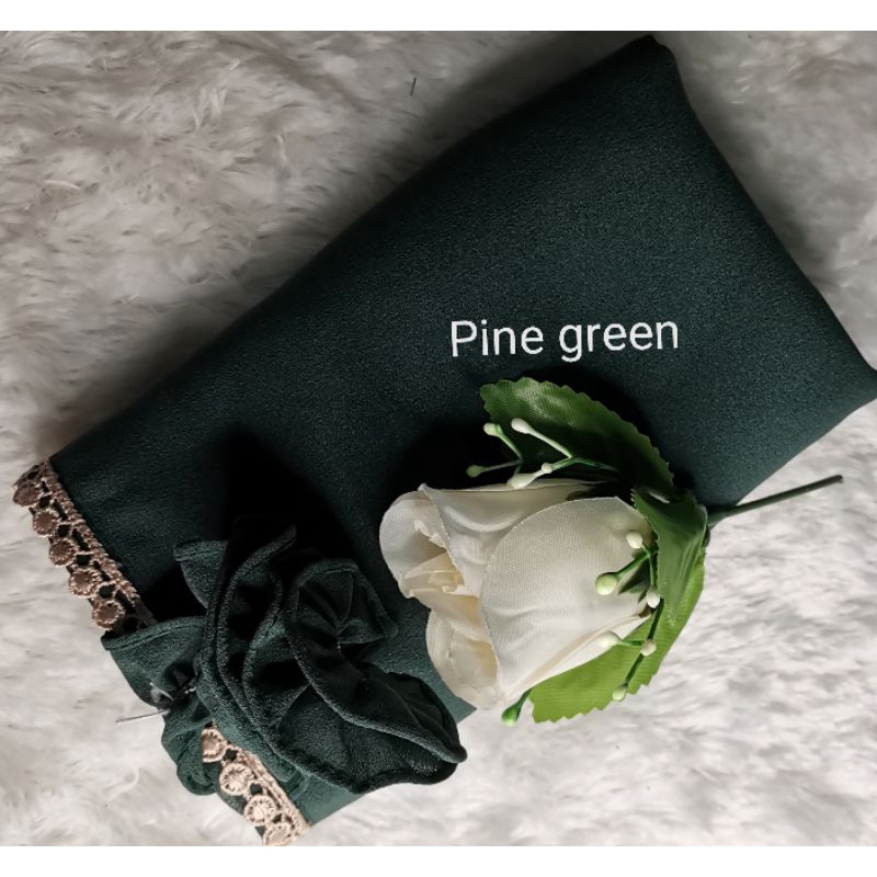 BERGO MARYAM RENDA TALI KARET-Fine green