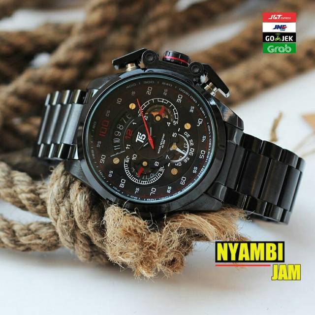 Jam tangan  pria T5 H3633 chrono original tahan air