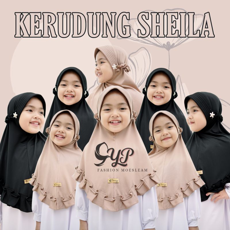 KERUDUNG ANAK SHEILA USIA 3-6 TH DESMONDA HIJAB