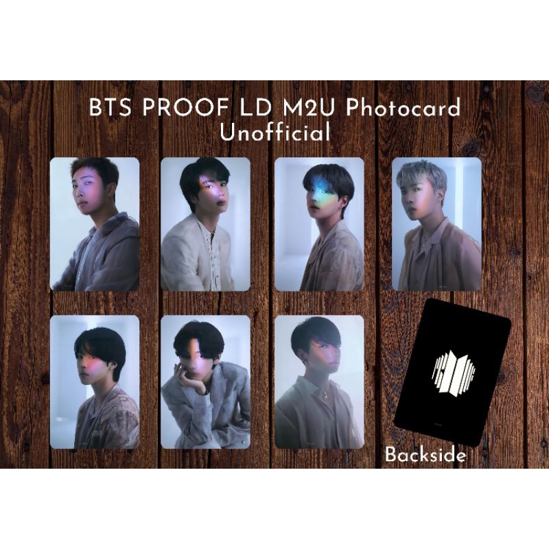 BTS Proof Lucky Draw M2U PC/ Photocard Unofficial
