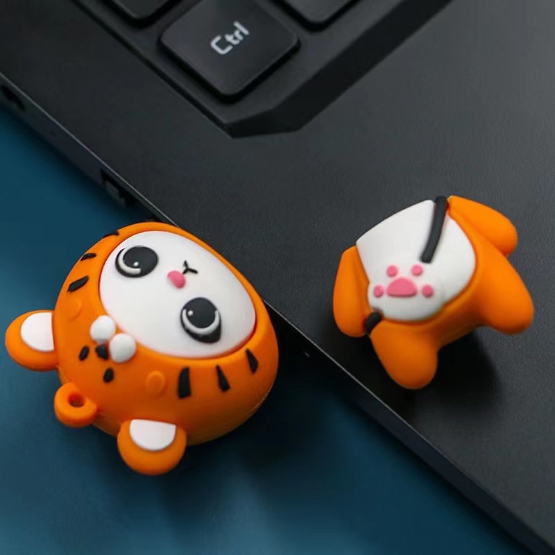 Flash Drive USB 2.0 Kecepatan Tinggi 2TB Model Macan Lucu