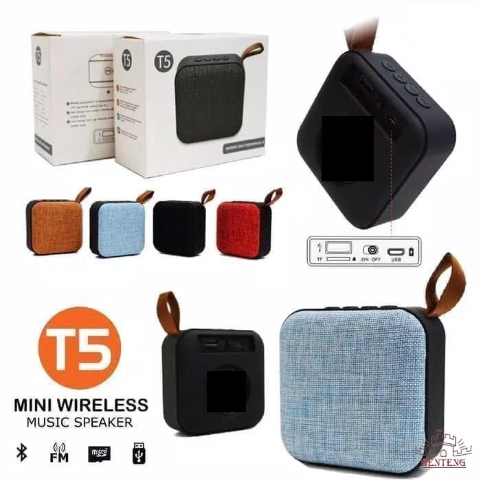 Mini Bluetooth Speaker  Wireless Speaker T5 Bass