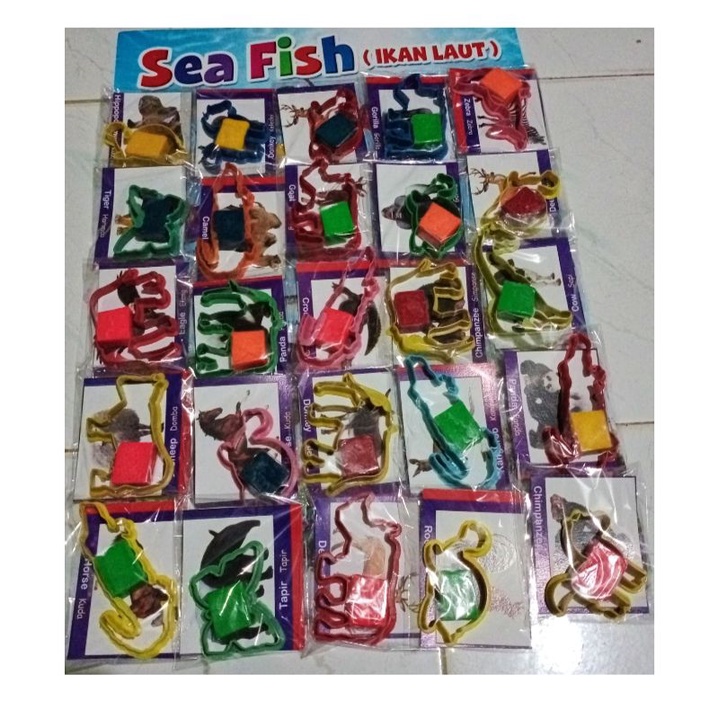 ISI 25 PCS CETAKAN LILIN + BAHAN GROSIR / MAINAN CETAKAN LILIN LEMBARAN / MAINAN EDUKASI ANAK