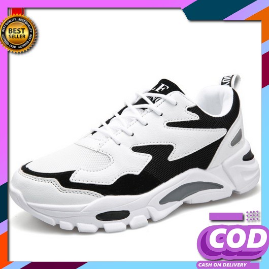 Sepatu Geoff Max Original Sepatu Gmx Ethan Black Gum Sneakers Pria Wan Tbig [Cod] Sepatu Pria Clf I