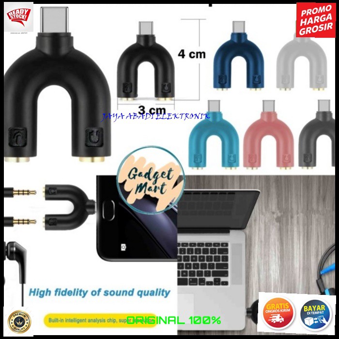 J392 JEK JACK AUDIO TYPE C TIPE HP HANDPHONE SPLITTER KONEKTOR CONVERTER SPLITER AUX MIC 3.5MM AUDIO MICROPHONE MULTI UNIVERSAL SHAPE U MALE FEMALE HEADSET 2IN1 LAPTOP KOMPUTER J392  kabel audio spliter 2 in 1 konektor converter splitter aux mic mik 3.5 m