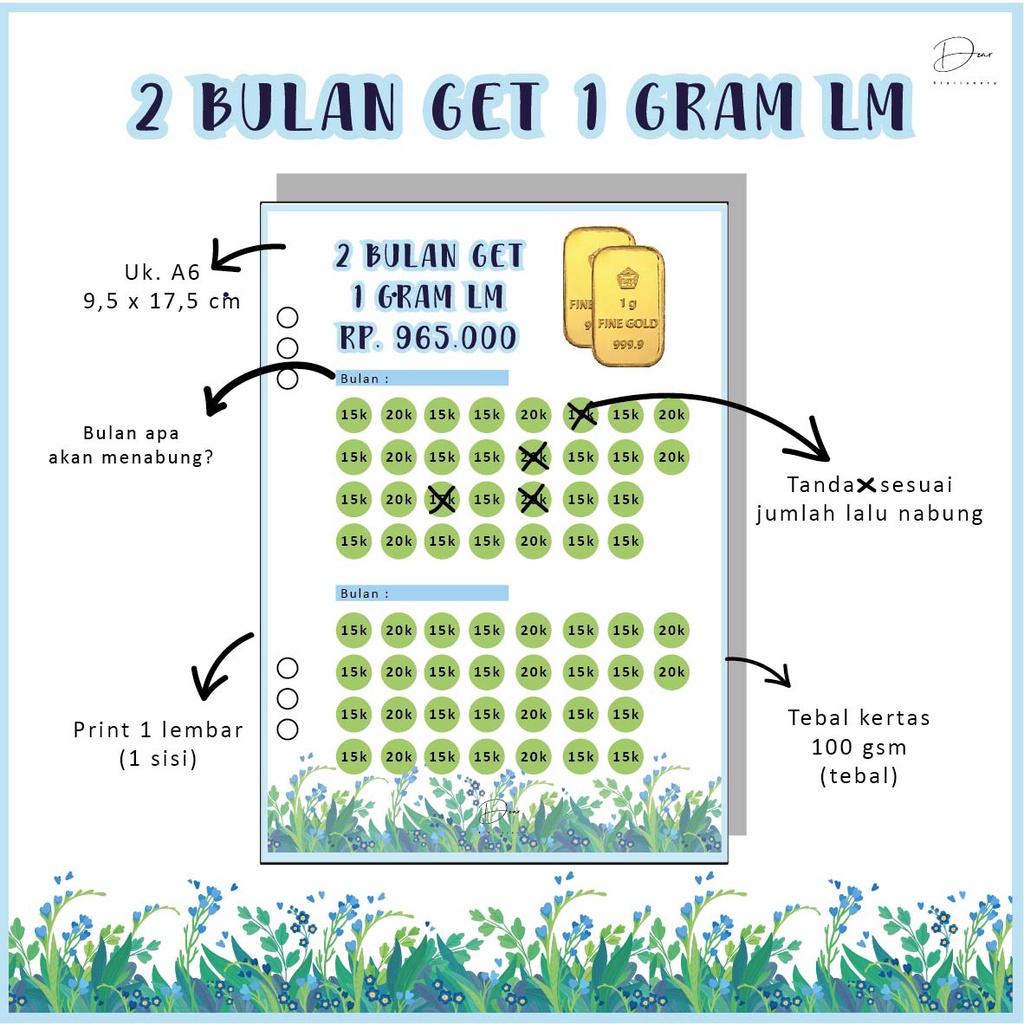 

2 Bulan get 1 gram LM