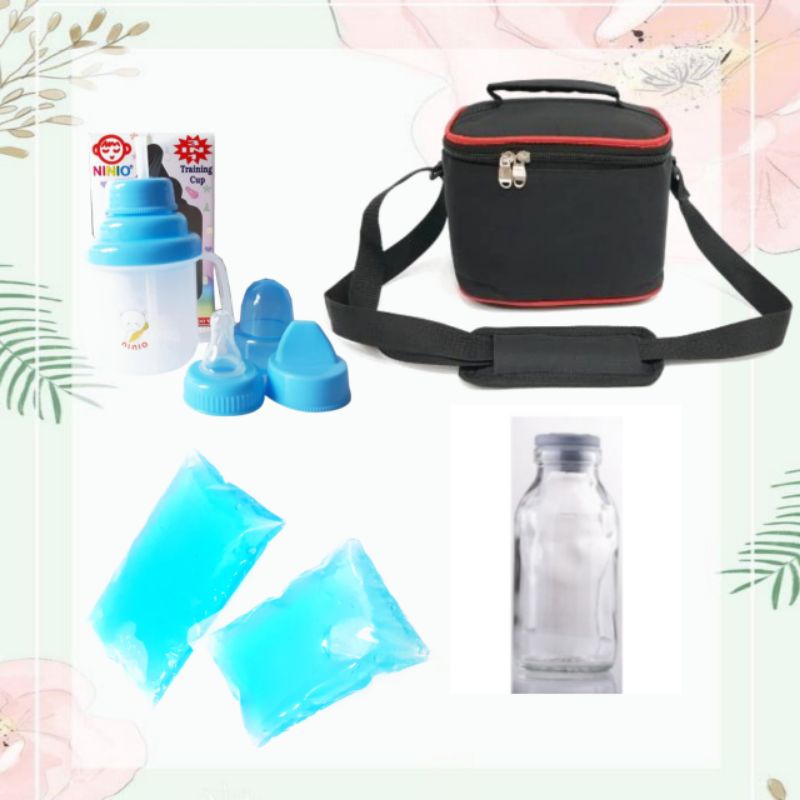 Tas Asi + Botolasi+ ninio training cup +:2 blue gel