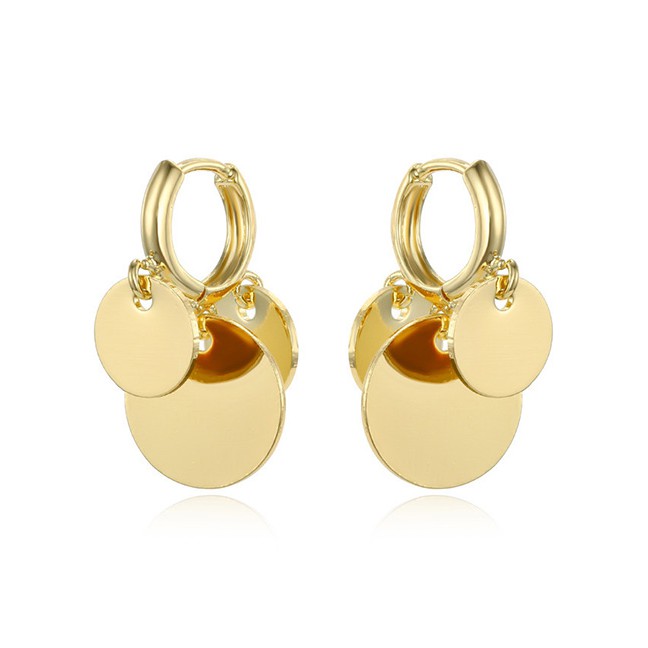 LRC Anting Tusuk Fashion Circle Geometric Earrings D46087