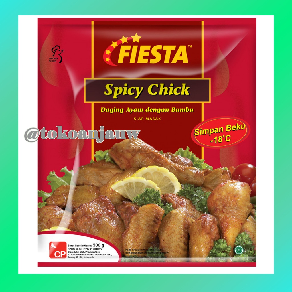

Fiesta Spicy Chick 500 gr / Daging Ayam Bumbu