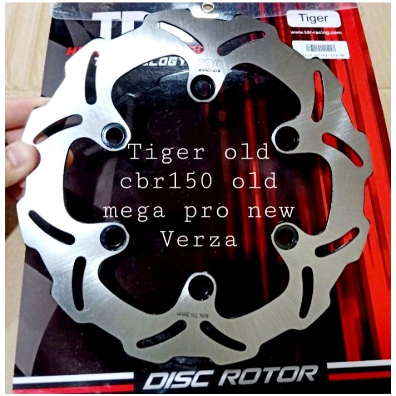 DISC PIRINGAN CAKRAM DEPAN TIGER OLD / CB150R OLD / MEGAPRO OLD / MEGAPRO MONOSHOCK ( PNP)