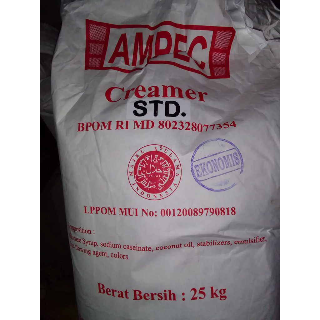 

KRIMER BUBUK AMPEC STD EKONOMIS 25KG KHUSUS INSTAN KURIR