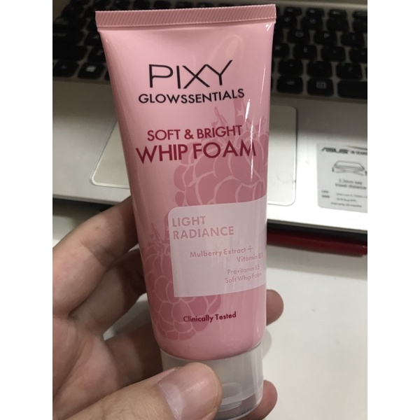 Pixy glow essential soft bright whip foam 60 gram