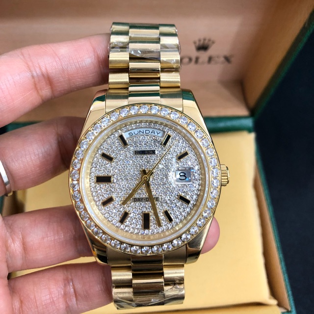 ROLEX DAY-DATE AUTOMATIC/KACA SAPPHIRE( REPLICA