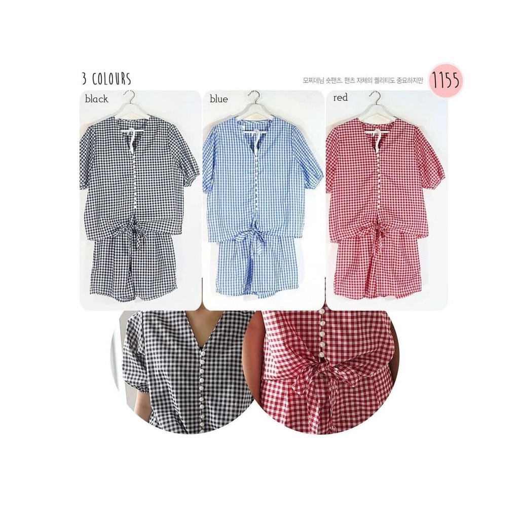 BEFAST - ZEC OOTD Wanita Set WANDA / Set Minka / Setelan Wanita Atasan + Bawahan Celana Pendek / Set Santai / Setelan Terbaru