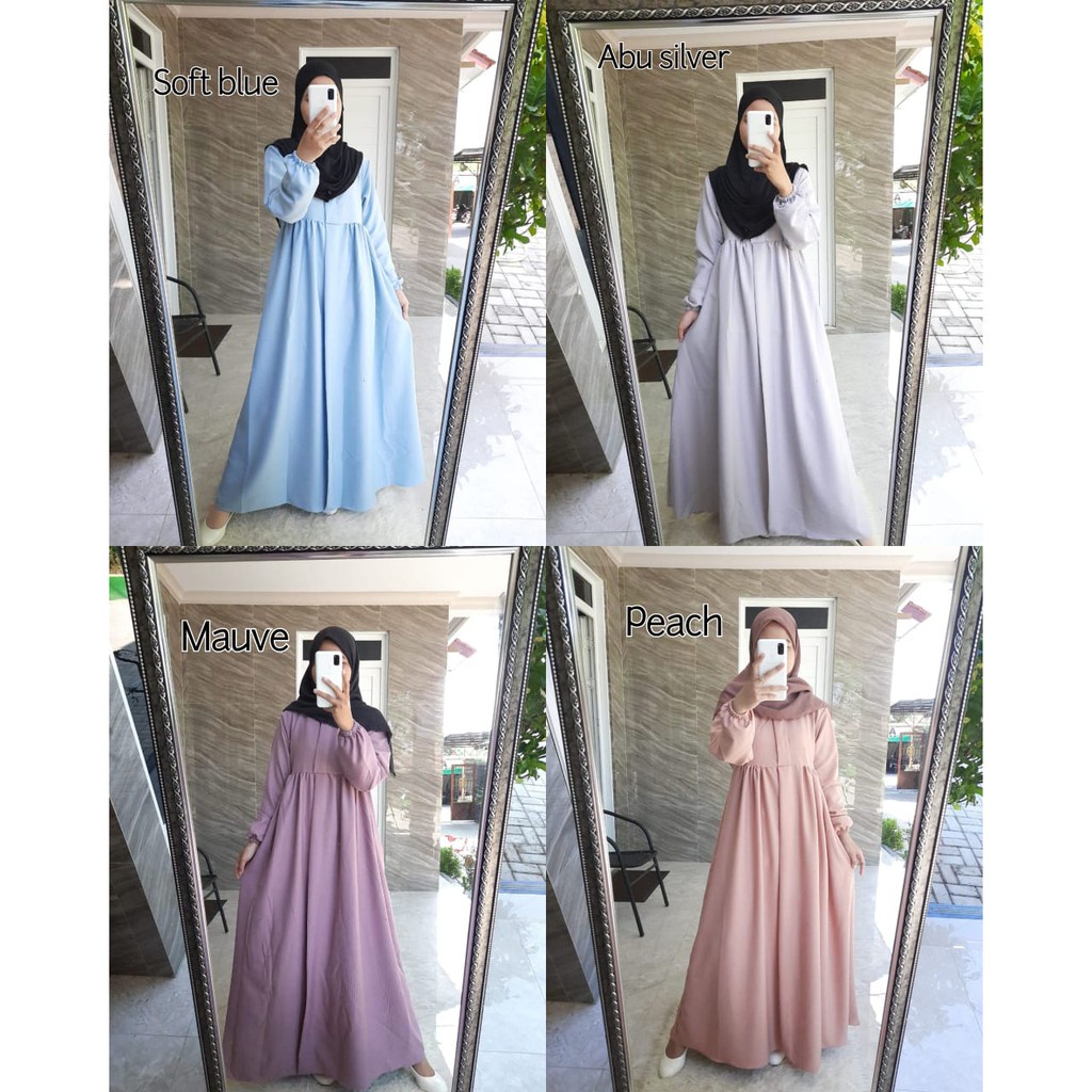 G 9006 gamis crepe babydoll