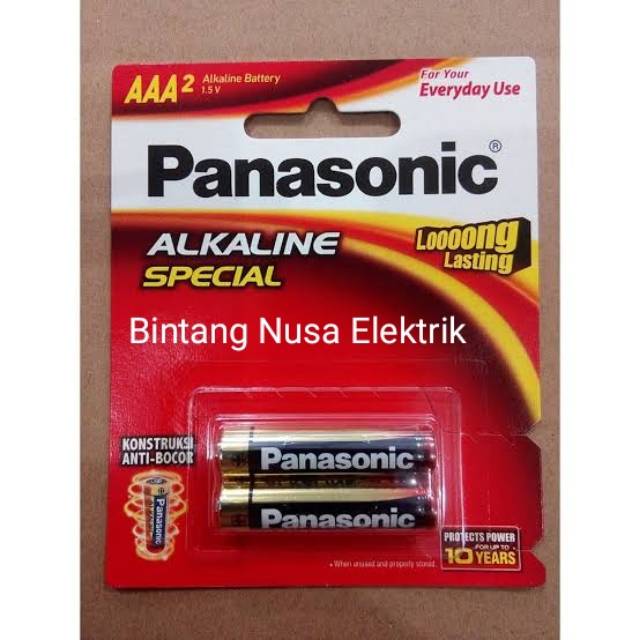 Baterai AAA Alkaline Panasonic