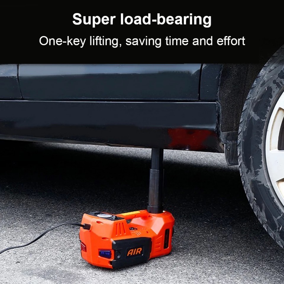 Dongkrak Elektrik / Electric Car Jack 5 Ton / Dongkrak Mobil Komplit Set 4 in 1-3