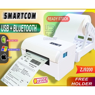 Bozzbuy - Printer Label Barcode Bluetooth Thermal SMARTCOM Original ZJ-9200L White