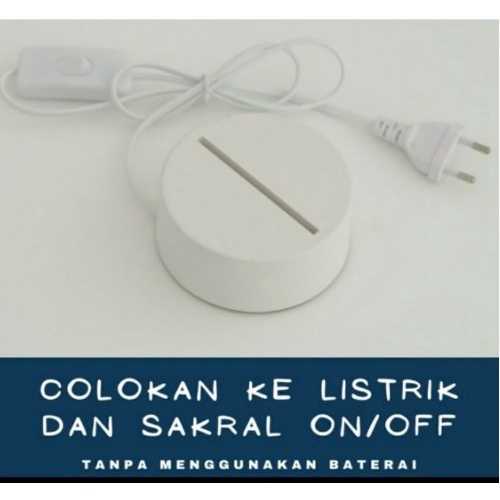 Akrilik Hanya Dudukan lampu
