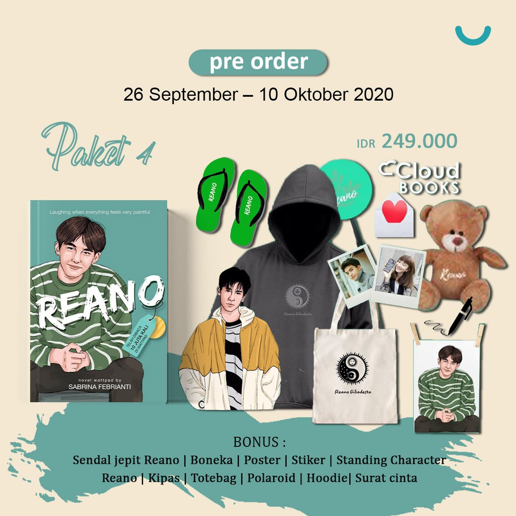 NOVEL REANO KARYA SABRINA FEBRIYANTI-PAKET 4