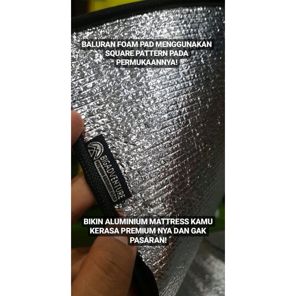 Matras Aluminium Foil Baluran Bigadventure Single Double Foam Pad