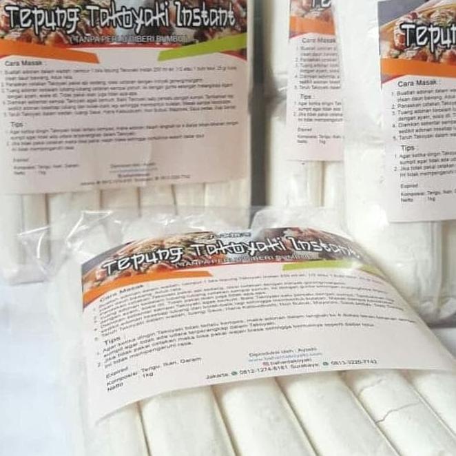 

Tepung Takoyaki Instan Siap Pakai Gak Perlu ditambah Bumbu / Garam