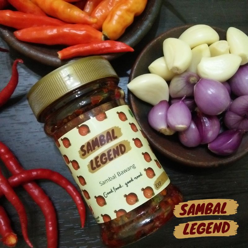 

SAMBAL BAWANG PEDAS MANTAP BY SAMBAL LEGEND ASLI JOGJA GURIH HALAL BERKUALITAS