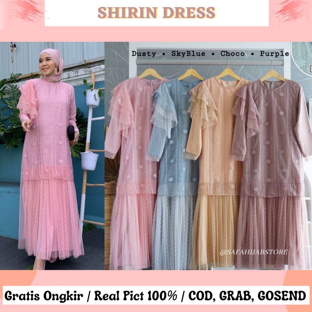 SHIRIN DRESS / DRESS KONDANGAN / DRESS PESTA / DRESS PREWEDD