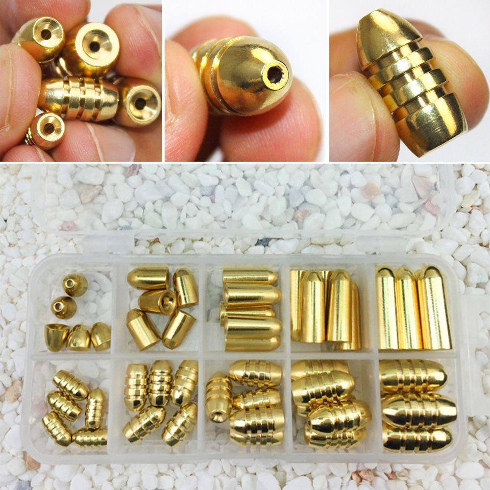 Timbal Pancing Tembaga Atas Jatuh Tajam Garis Pemberat Tambahan Sinker Sinker