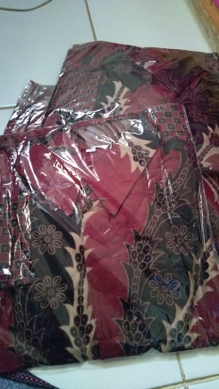 Baju Batik Pria Slimfit Big Size M L Xl Xxl Atasan Kemeja Batik Lengan Panjang Original