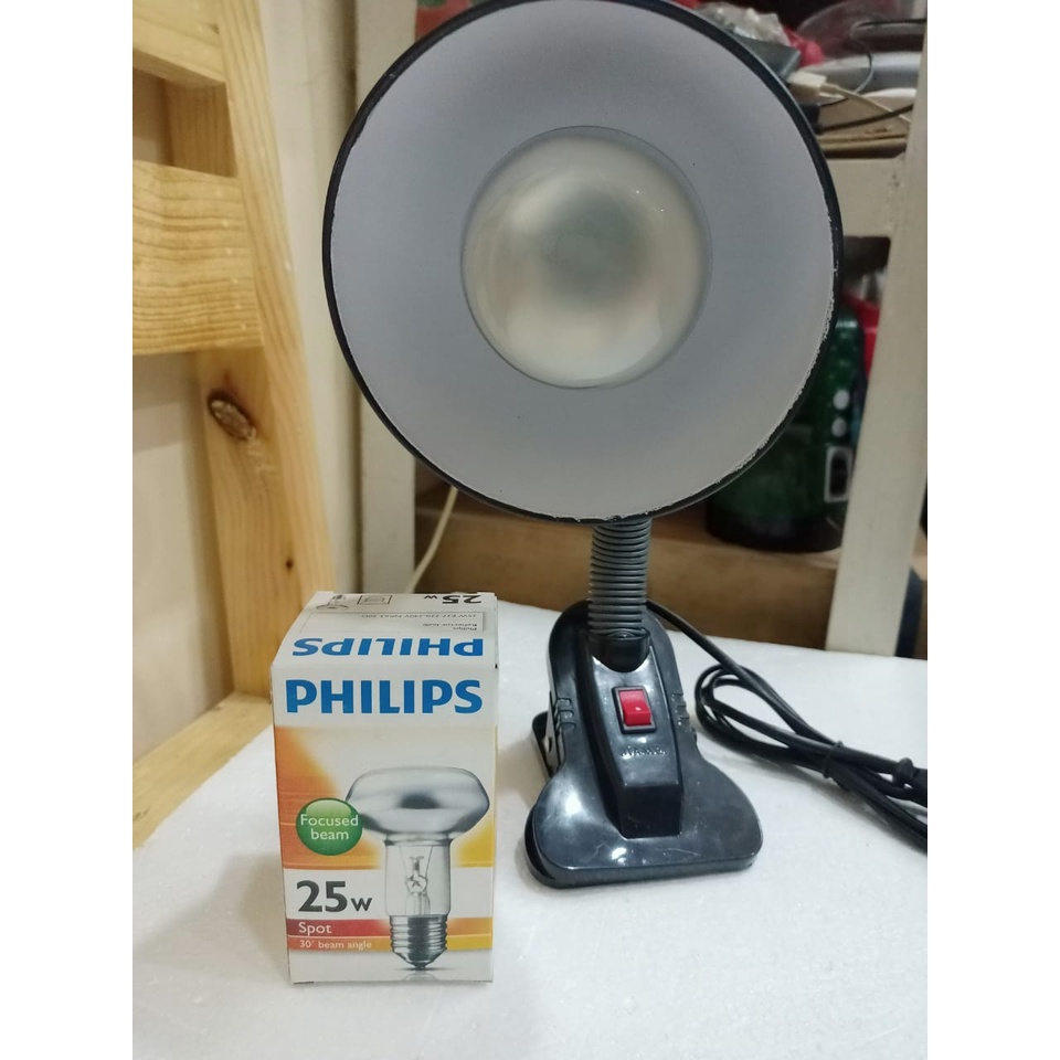 Jual Lampu Penghangat Philips Spot Watt Fitting Sorot Jepit Kabel