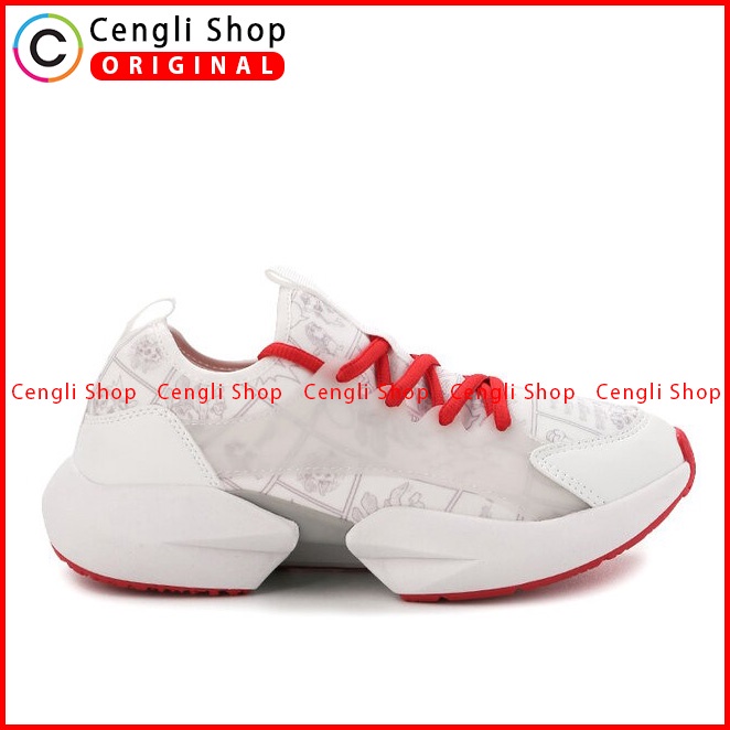 SEPATU SNEAKER HUSH PUPPIES WANITA ORIGINAL CASUAL BRANDED PUTIH HW16