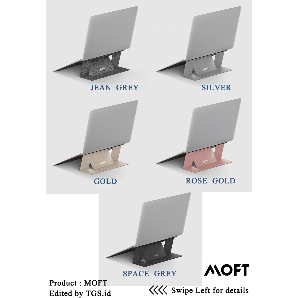 MOFT ADHESIVE Type Invisible Laptop Stand 100 Original Kickstarter