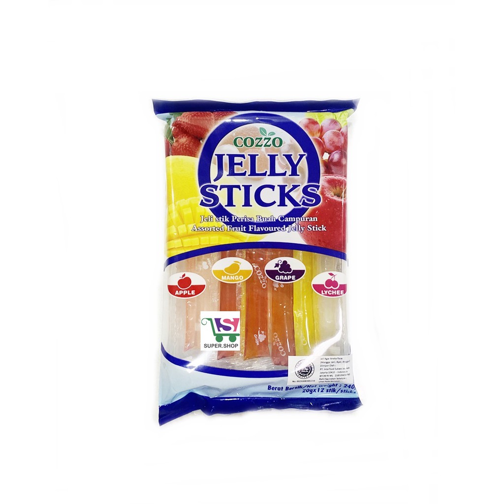 Cozzo Jelly Sticks Agar Agar Jeli (isi 12 pcs)