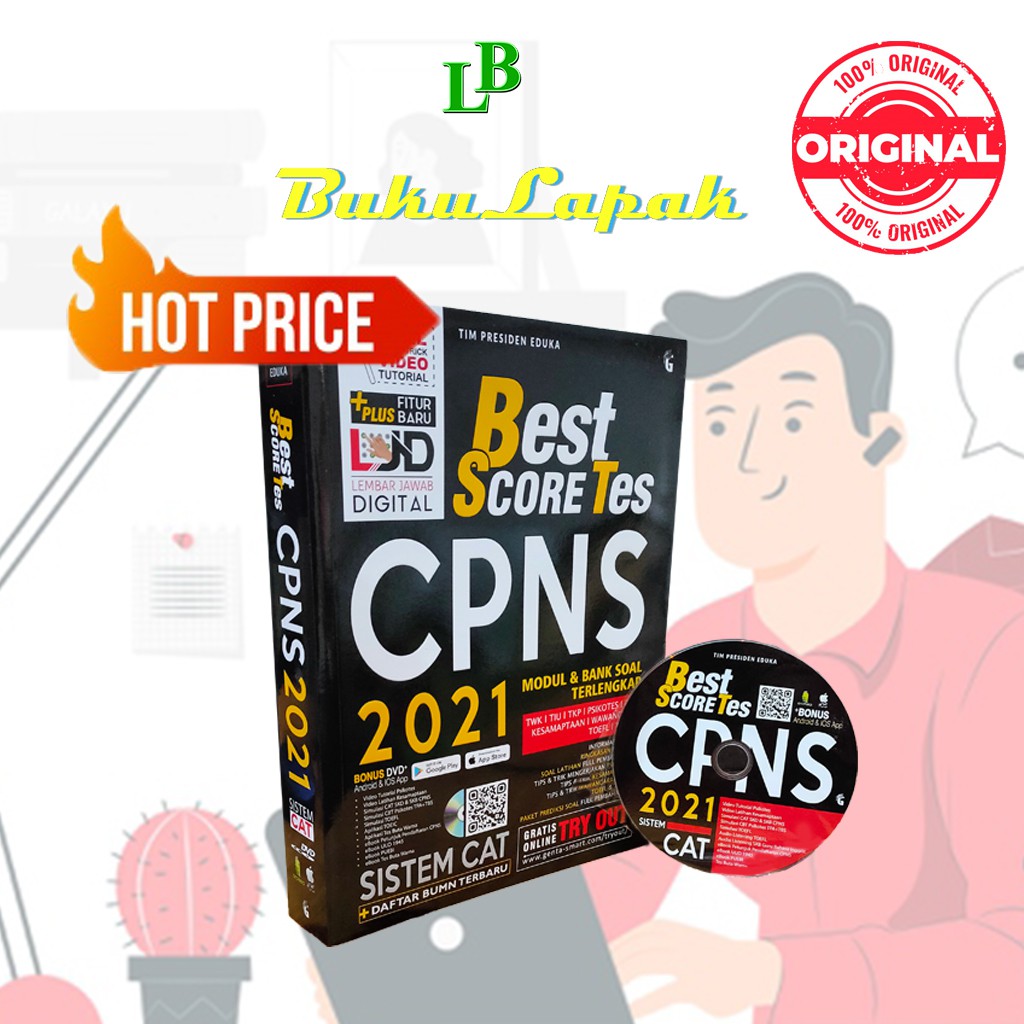 BUKU CPNS 2021 BEST SCORE TES CPNS 2021 MODUL & BANK SOAL ...