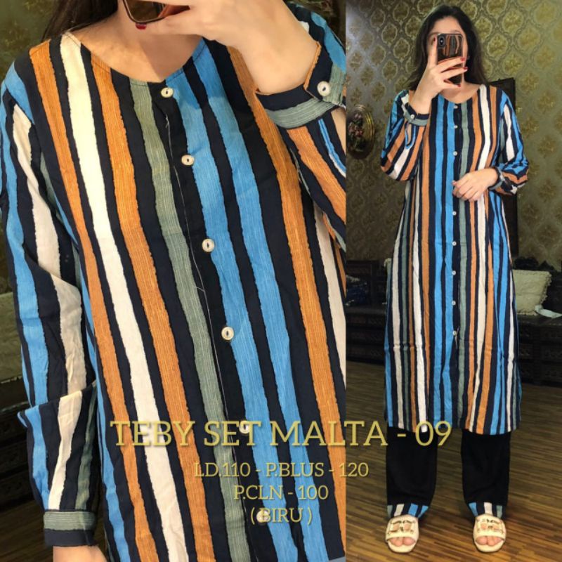 Daster arab TEBY MALTA Series Baju Setelan Rayon Premium