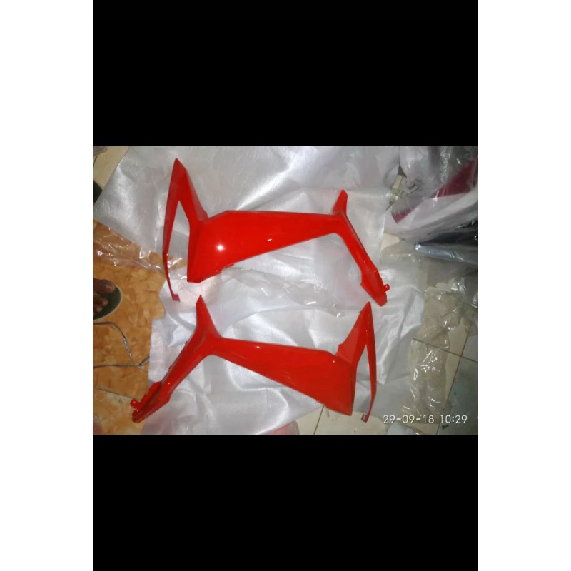 Sayap supra x125 fi terbaru kanan kiri warna merah