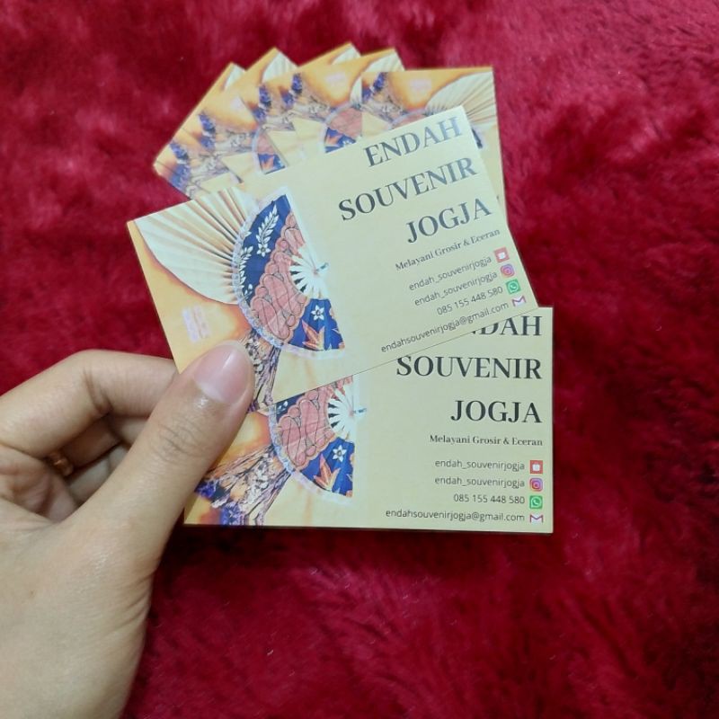 

Kartu Nama Free Desain Laminasi Doff/Glossy