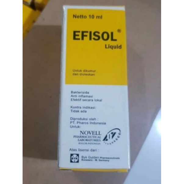 obat sariawan efisol 10ml - tetes
