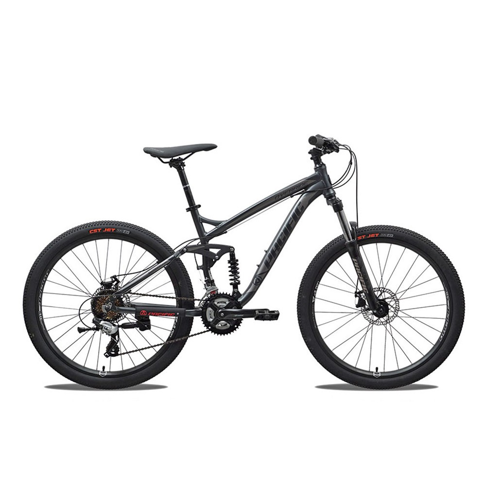  Sepeda  Gunung Pacific  3 0 Override Dual Suspension MTB 26 