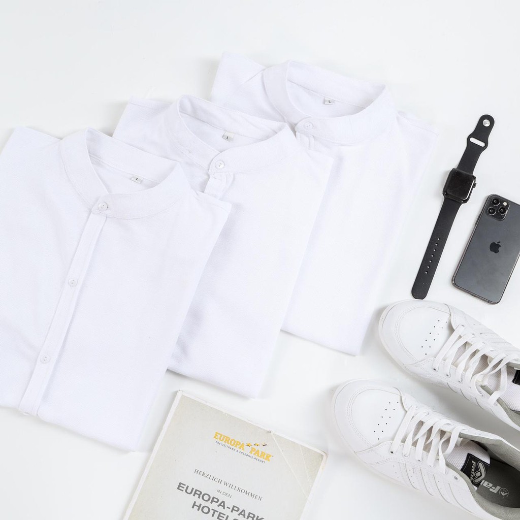 ZORA Q-9 Kemeja Koko Kerah Tegak