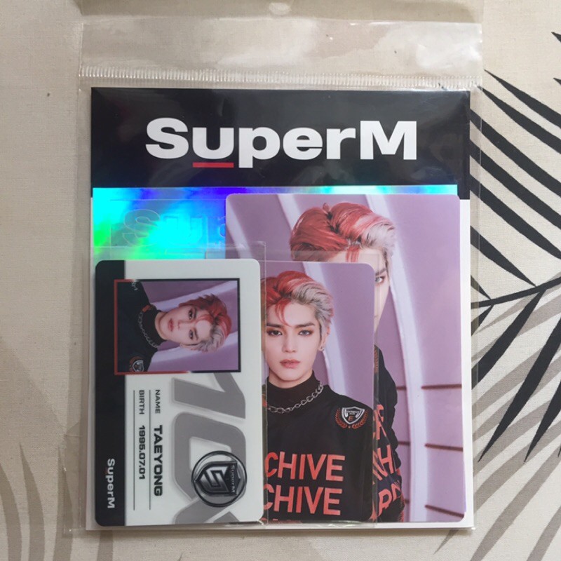 (Fullset) ID Deco SuperM 100 Taeyong Todoroki - photocard id card