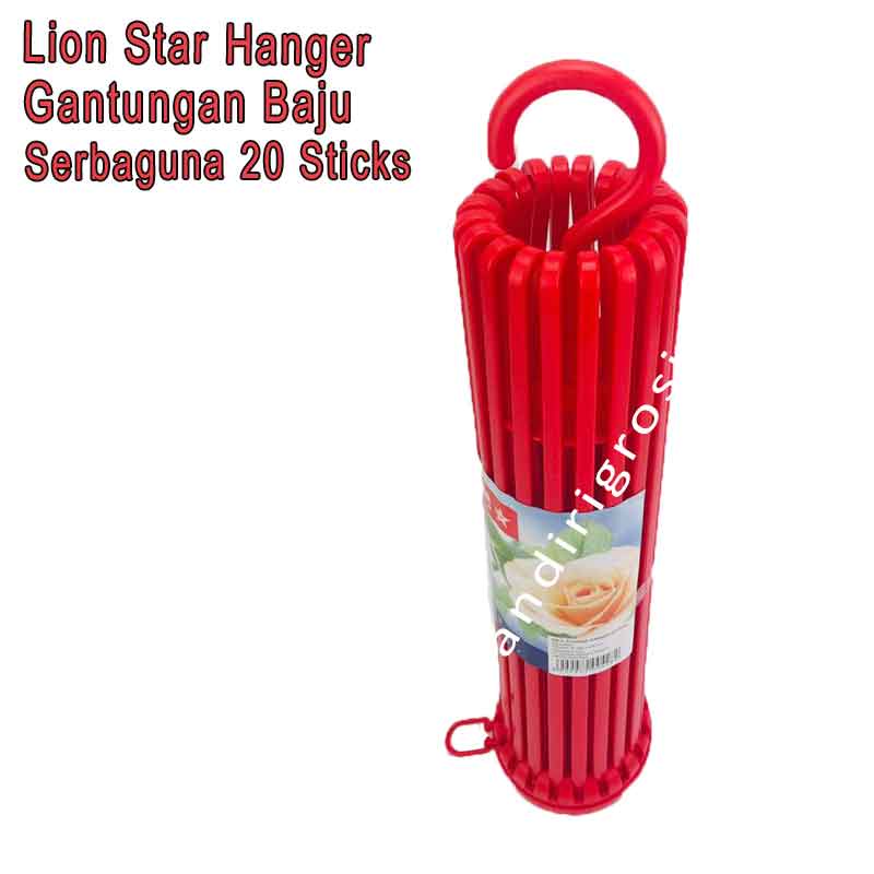 Hanger Collection *Lion Star * Gantungan Baju * Serbaguna 20 Sticks