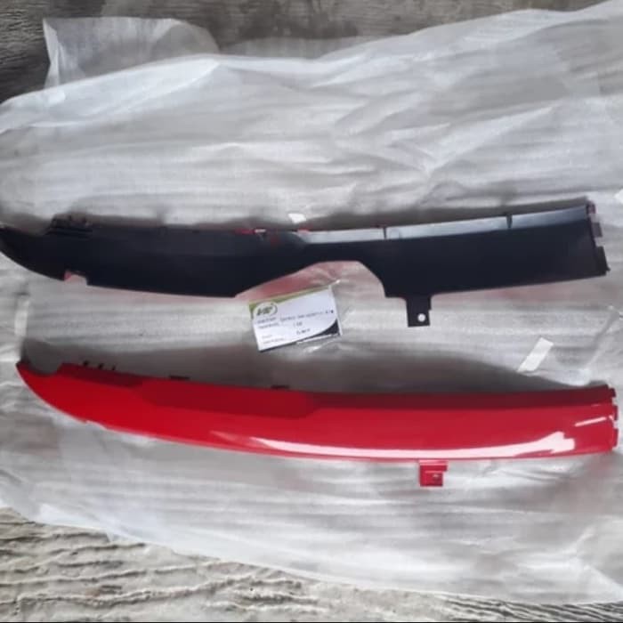 dek lantai / list bawah scoopy fi 2013 2016 merah cabe