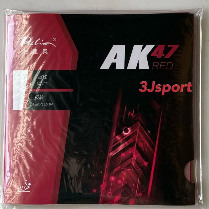 Diskon Karet Bat Pingpong Karet Bet Pingpong Palio Ak47 Red - Hitam