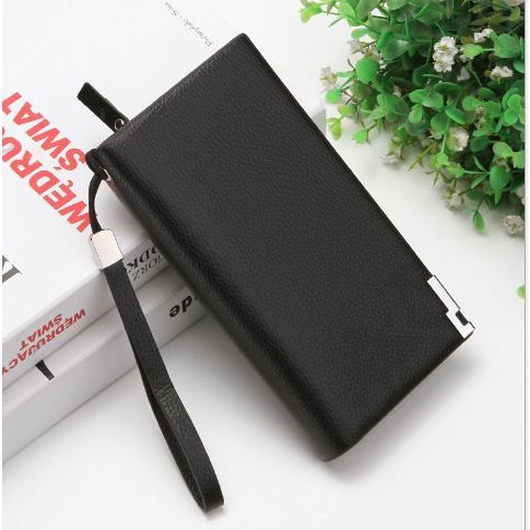 Trend-Dompet Panjang Unisex Dompet Pria Wanita Dompet Kulit