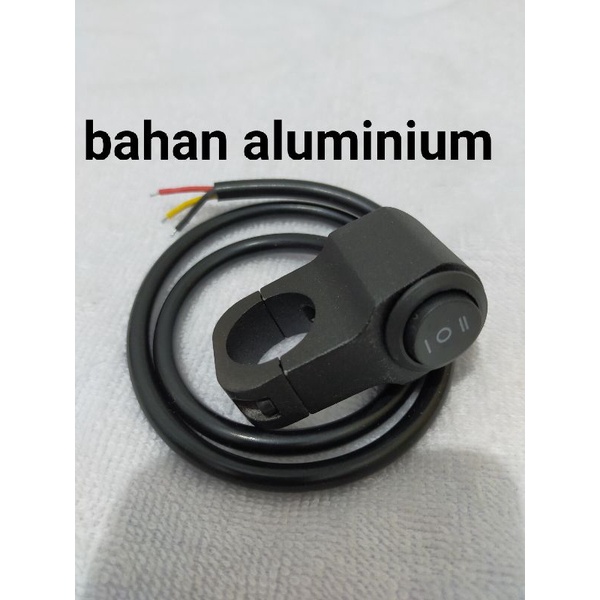 SAKLAR TOMBOL LAMPU ON OFF  STANG SPION MOTOR SAKLAR ON OFF LAMPU MOTOR DOUBLE SWITCH saklar on off lampu saklar lampu hi low saklar lampu stang saklar lampu hi low