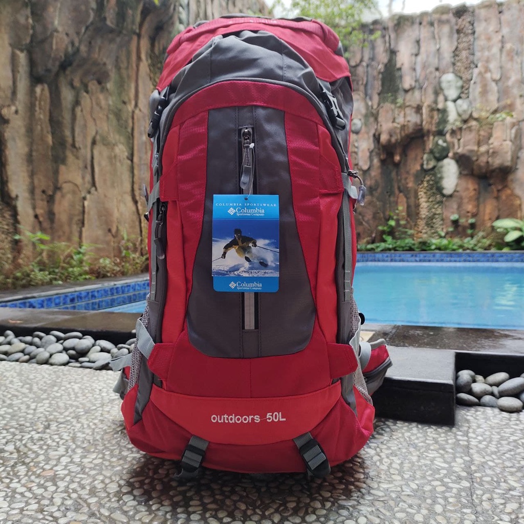 Jual TAS RANSEL CARRIER COLOMBIA 50 LITER PRIA GUNUNG TRAVEL OUTDOOR ...